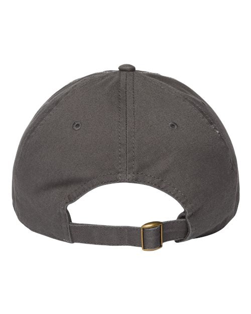 CAP AMERICA i1002 Relaxed Golf Dad Hat #color_White/ Dark Grey