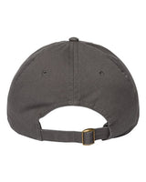 CAP AMERICA i1002 Relaxed Golf Dad Hat #color_White/ Dark Grey