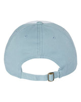 CAP AMERICA i1002 Relaxed Golf Dad Hat #color_White/ Smoke Blue