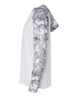 Paragon 240P Tortuga Extreme Performance Hooded T-Shirt #color_White/ Aluminum Camo