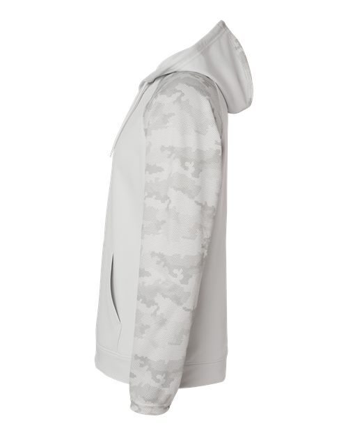 Paragon 306 Tahoe Camo Fleece Hooded Sweatshirt #color_Aluminum/ Grey