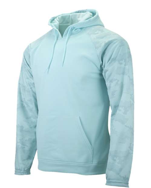Paragon 306 Tahoe Camo Fleece Hooded Sweatshirt #color_Aqua Blue