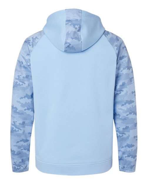 Paragon 306 Tahoe Camo Fleece Hooded Sweatshirt #color_Blue Mist