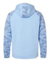 Paragon 306 Tahoe Camo Fleece Hooded Sweatshirt #color_Blue Mist