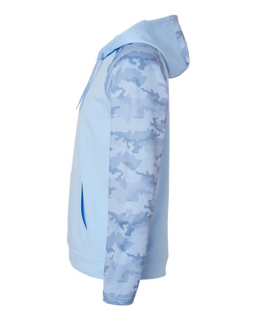 Paragon 306 Tahoe Camo Fleece Hooded Sweatshirt #color_Blue Mist