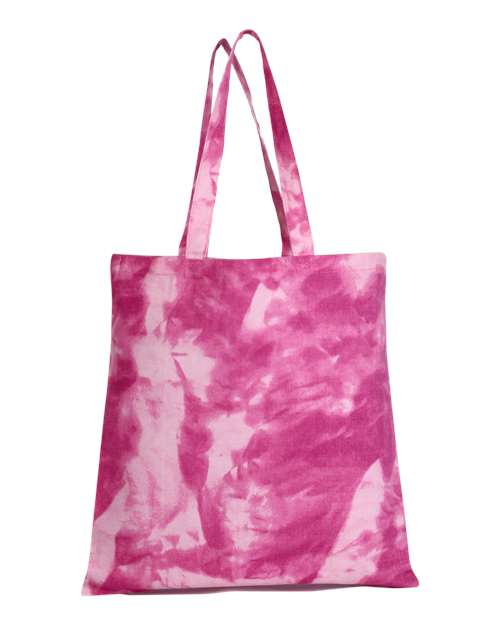 Q-Tees TD800 Tie-Dyed Canvas Bag #color_Pink Lady