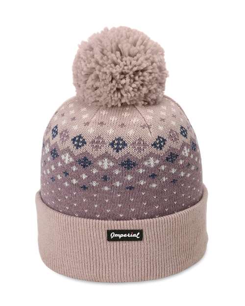 Imperial 6017 The Baniff Cuffed Beanie #color_Blush
