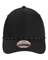 Imperial 6054 The Habanero Performance Rope Cap #color_Black