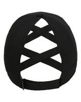 Imperial L338 The Hinsen Performance Ponytail Cap #color_Black