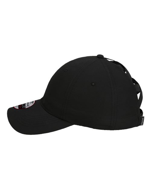 Imperial L338 The Hinsen Performance Ponytail Cap #color_Black