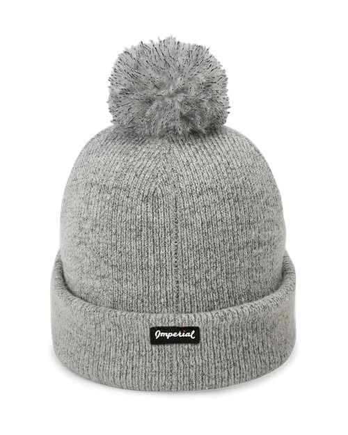 Imperial 6015 The Mammoth Cuffed Beanie #color_Light Grey