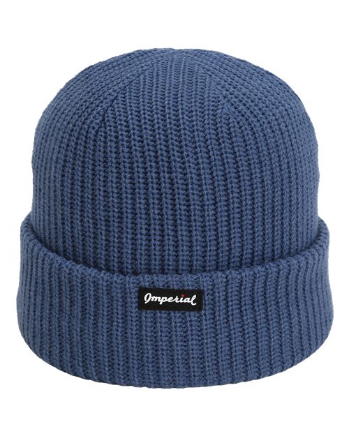 Imperial 6020 The Mogul Cuffed Beanie #color_Breaker Blue