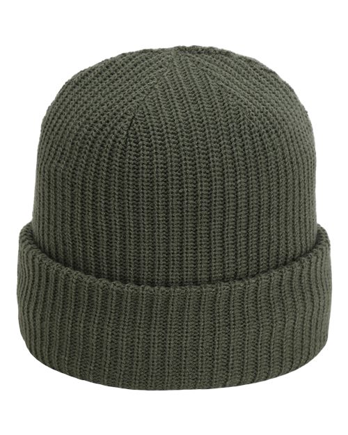 Imperial 6020 The Mogul Cuffed Beanie #color_Earth Green