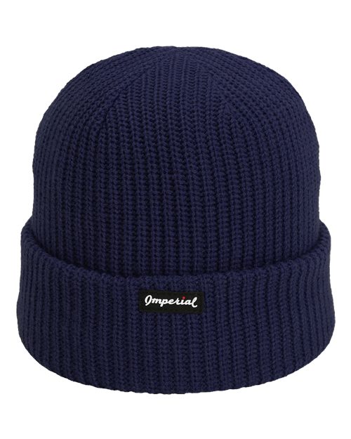Imperial 6020 The Mogul Cuffed Beanie #color_True Navy