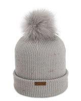 Imperial 6014 The Montage Pom Cuffed Beanie #color_Light Grey