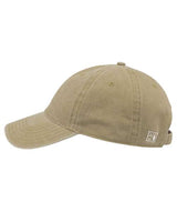The Game GB465 Pigment-Dyed Cap #color_Khaki