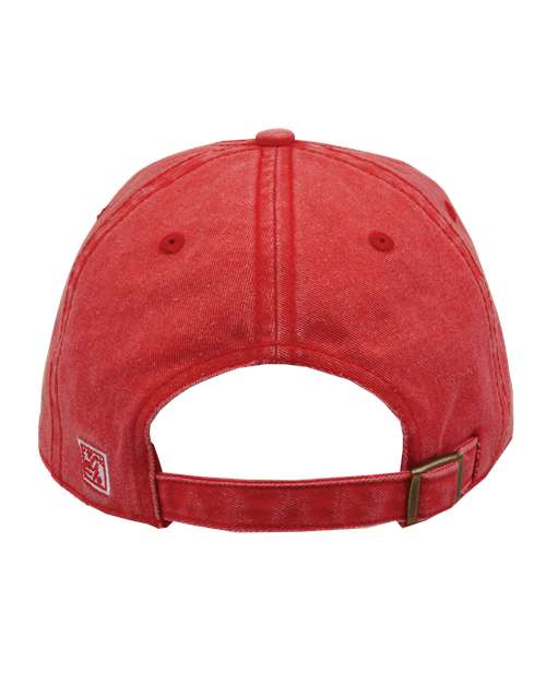 The Game GB465 Pigment-Dyed Cap #color_Red