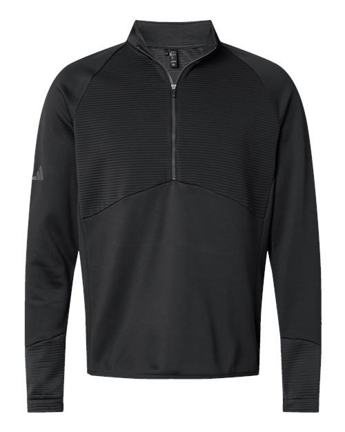Adidas A587 Quarter-Zip Pullover #color_Black