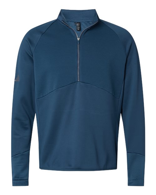 Adidas A587 Quarter-Zip Pullover #color_Crew Navy
