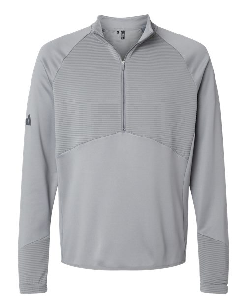 Adidas A587 Quarter-Zip Pullover #color_Grey Three