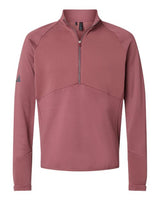 Adidas A587 Quarter-Zip Pullover #color_Quiet Crimson
