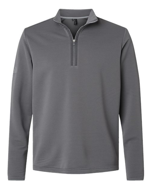 Adidas A588 Spacer Quarter-Zip Pullover #color_Grey Five