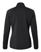 Adidas A589 Women's Spacer Quarter-Zip Pullover #color_Black