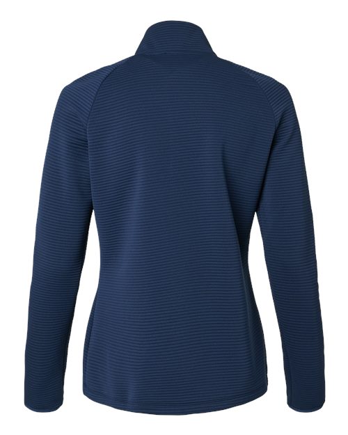 Adidas A589 Women's Spacer Quarter-Zip Pullover #color_Collegiate Navy