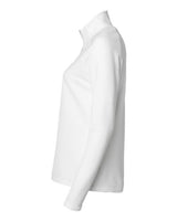 Adidas A589 Women's Spacer Quarter-Zip Pullover #color_Core White
