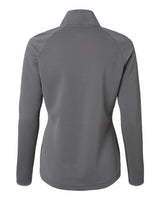 Adidas A589 Women's Spacer Quarter-Zip Pullover #color_Grey Five