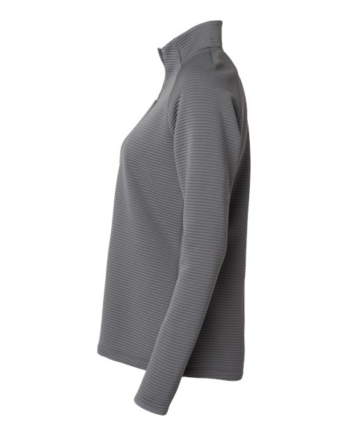 Adidas A589 Women's Spacer Quarter-Zip Pullover #color_Grey Five