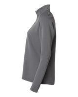 Adidas A589 Women's Spacer Quarter-Zip Pullover #color_Grey Five