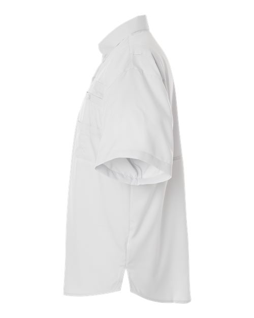 Paragon 700 Hatteras Performance Short Sleeve Fishing Shirt #color_Aluminum