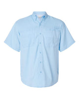 Paragon 700 Hatteras Performance Short Sleeve Fishing Shirt #color_Blue Mist