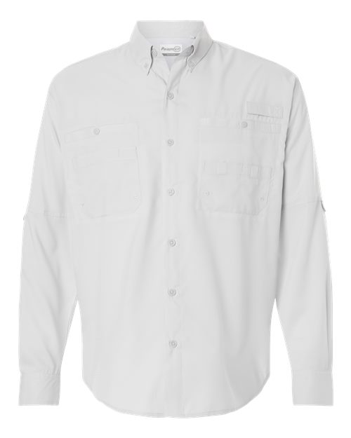 Paragon 702 Kitty Hawk Performance Long Sleeve Fishing Shirt #color_Aluminum
