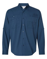 Paragon 702 Kitty Hawk Performance Long Sleeve Fishing Shirt #color_Navy