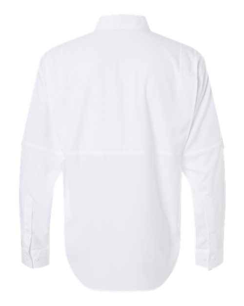 Paragon 702 Kitty Hawk Performance Long Sleeve Fishing Shirt #color_White