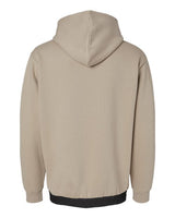 MV Sport 23112 Mixed Media Hooded Sweatshirt #color_Atmosphere/ Black