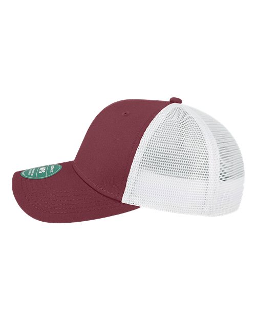 LEGACY MPS Mid-Pro Snapback Trucker Cap #color_Maroon/ White