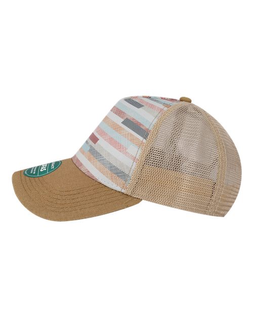 LEGACY OFAFP Old Favorite Five-Panel Trucker Cap #color_Fabric Stripes