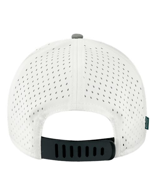 LEGACY REMPA Reclaim Mid-Pro Adjustable Cap #color_Eco Dark Grey/ White