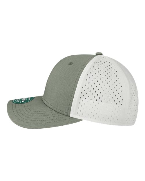 LEGACY REMPA Reclaim Mid-Pro Adjustable Cap #color_Eco Dark Grey/ White