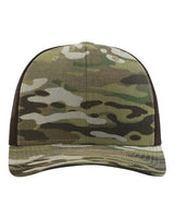 Richardson 862 Tactical Trucker Cap #color_Multicam Original/ Coyote Brown