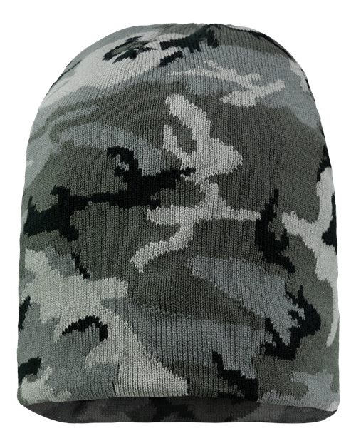 ""Sportsman SP08 8" Beanie" #color_Grey Camo"