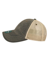 LEGACY OFAY Youth Old Favorite Trucker Cap #color_Black/ Khaki