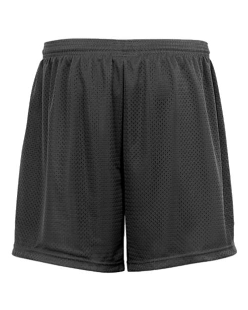 ""Badger 2225 Youth Tricot 4" Mesh Shorts" #color_Graphite"