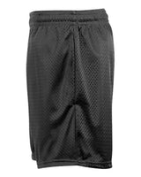 ""Badger 2225 Youth Tricot 4" Mesh Shorts" #color_Graphite"