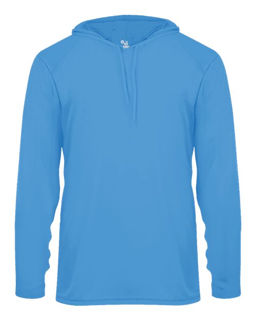 Badger 4105 B-Core Hooded Long Sleeve T-Shirt #color_Columbia Blue