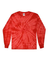 Colortone 2000 Tie-Dyed Long Sleeve T-Shirt #color_Spider Red