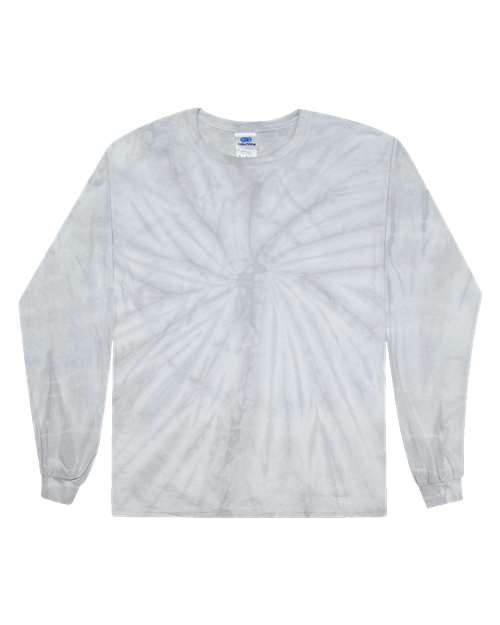 Colortone 2000 Tie-Dyed Long Sleeve T-Shirt #color_Spider Silver